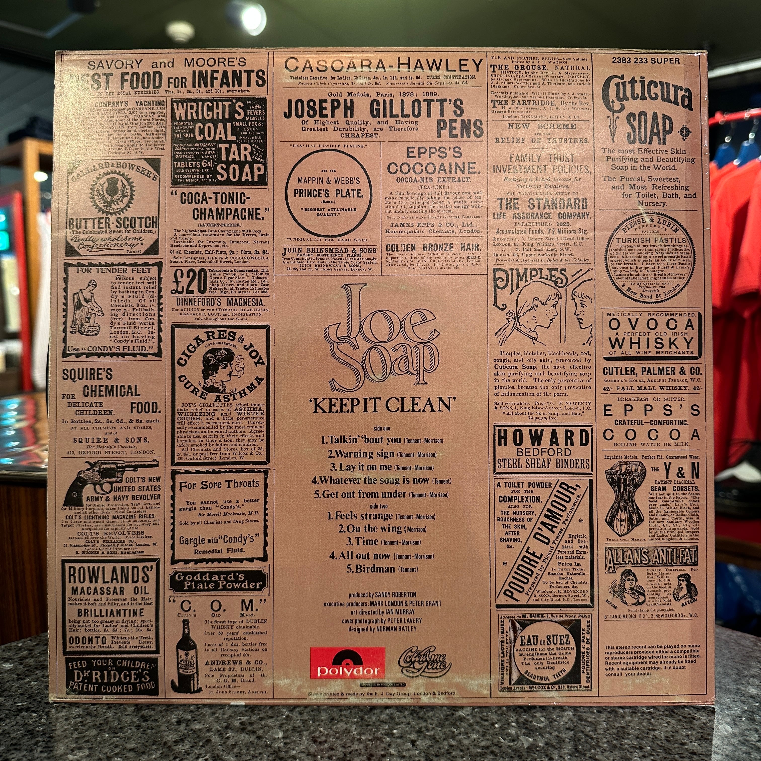 LP】JOE SOAP/Keep It Clean | SORC 中古アナログレコード専門店