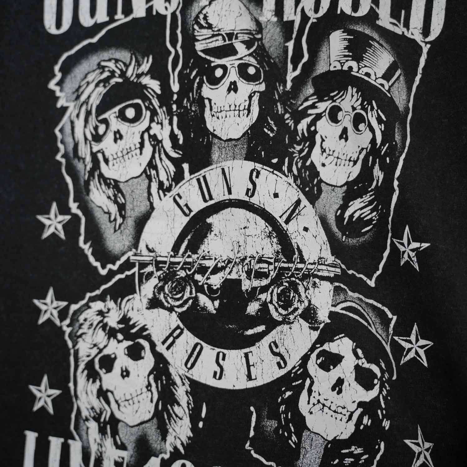 Guns N' Roses LIVE 1988 TOUR バンドTシャツ 2XL ブラック ガンズ