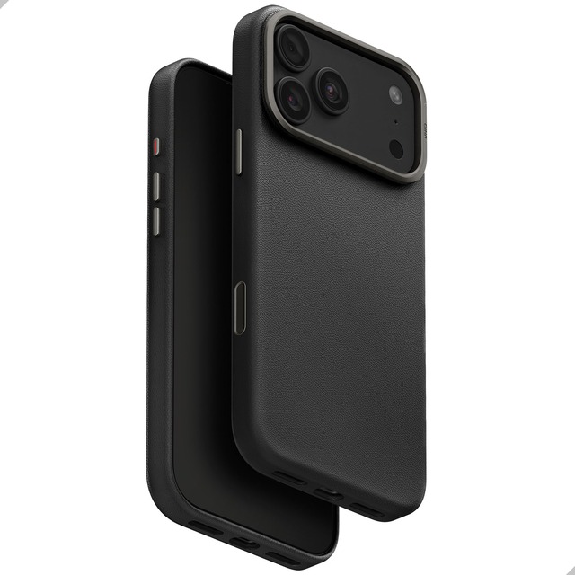 【UNIQ】LYDEN iPhone 18 Pro/Pro Max ケース プレミアムPUレザー 薄型 カメラレンズ保護 MagSafe対応