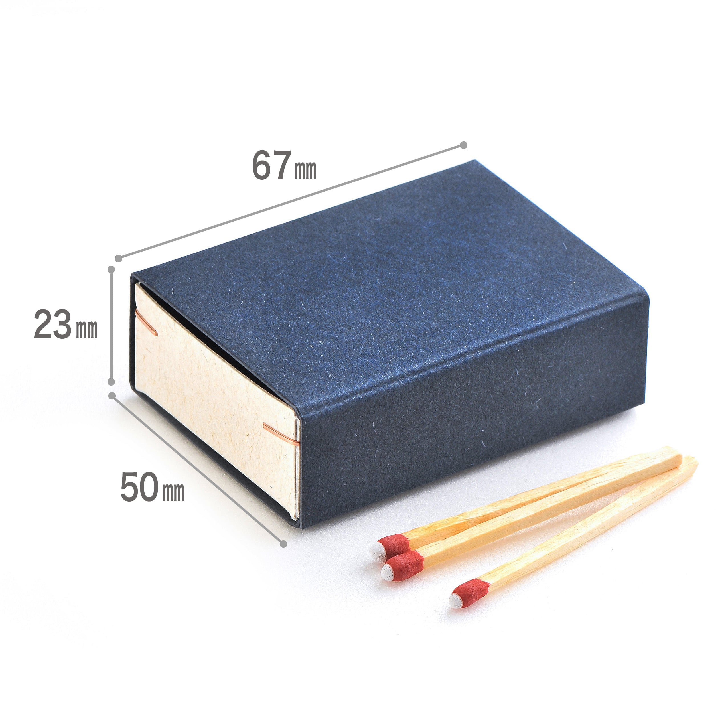 角留め箱 ギフトボックス カラーマッチ箱 緩衝材付 67×50×23mm