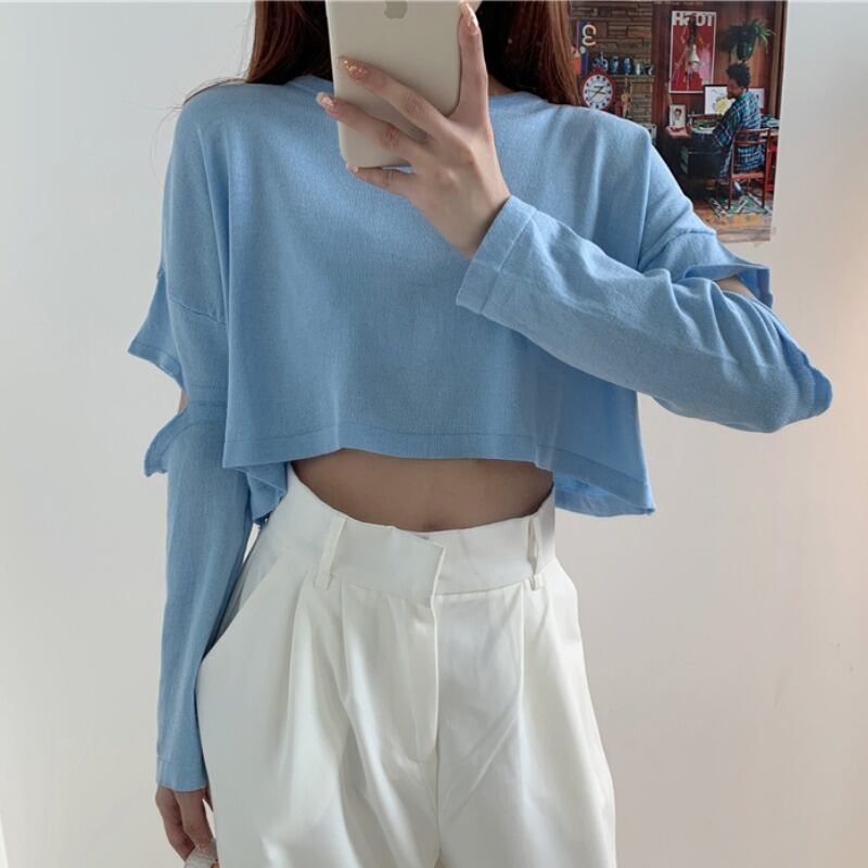 ルーズブラウス レディースオータム ロング 秋物 ハンチェンe28168308274