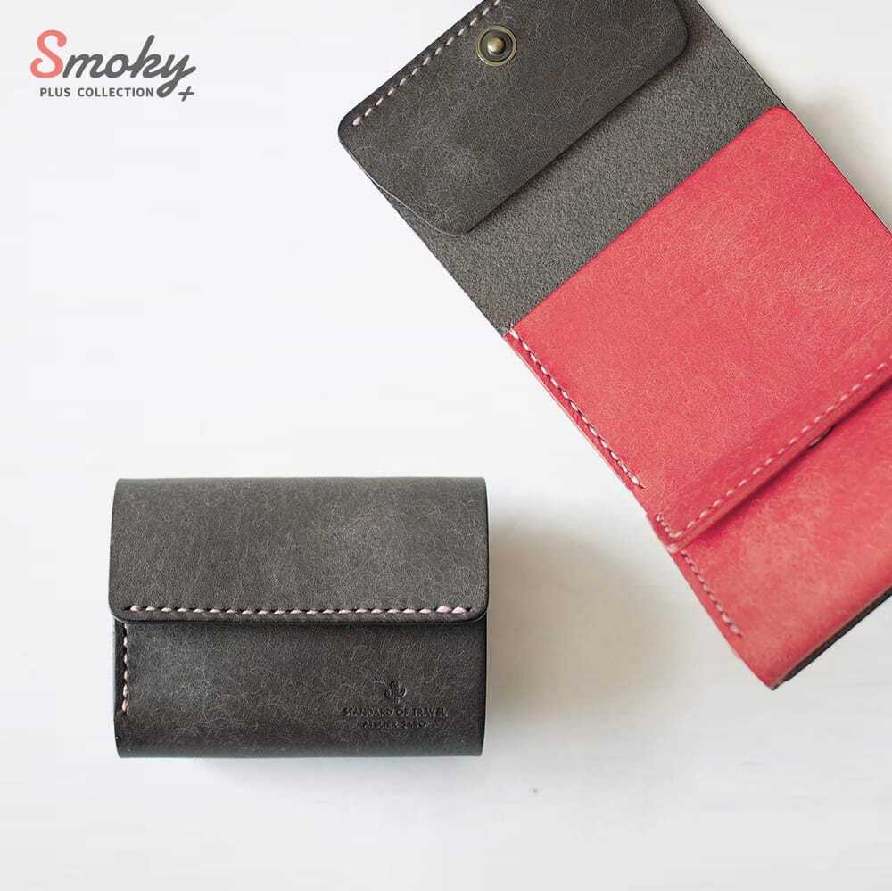 めっちゃ入る 三つ折り財布【グリーン×ブラウン】 | セミオーダー