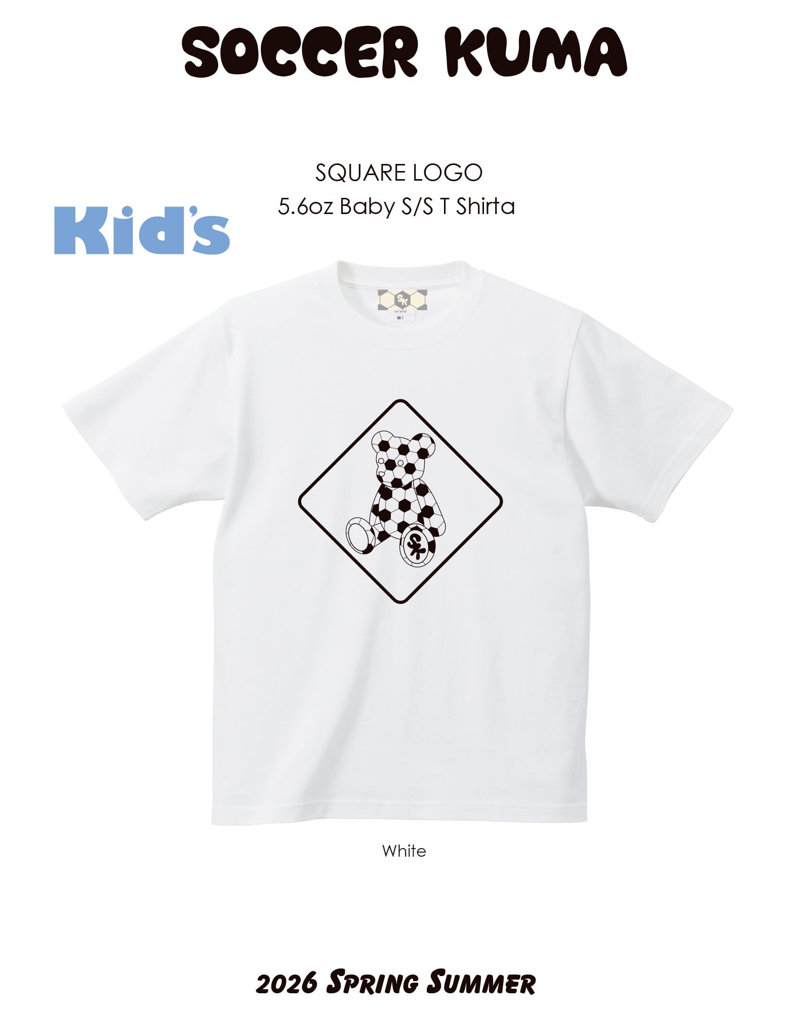 ♡大人F2♡2026SS♡フランキーグロウ♡ビッグプリント Tシャツ WHITE frankygrow 2024ss 1st release item ➁ | frankygrow concept shop