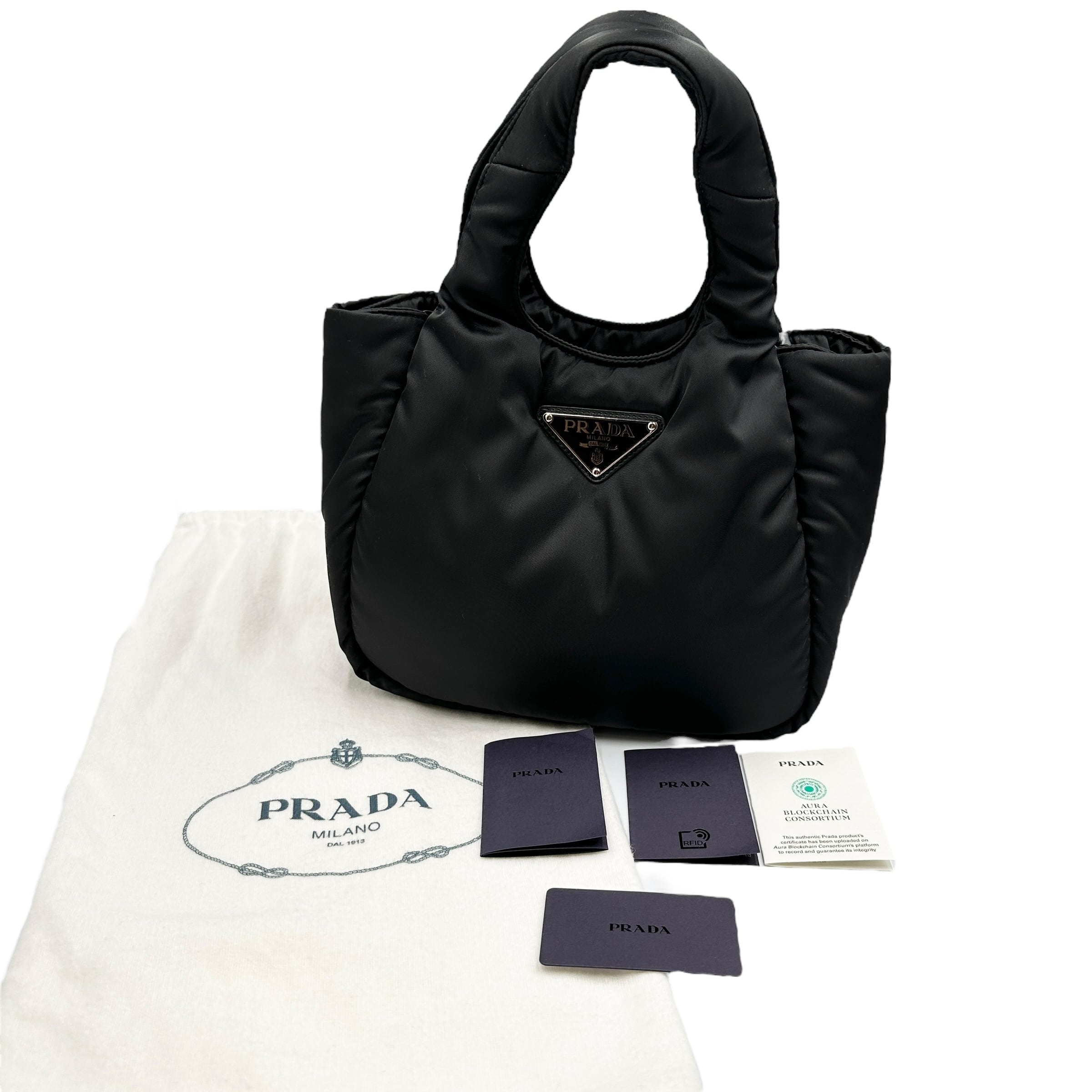 PRADA プラダ 1BG412 パデッド トートバッグ スモール 20854-202506 | rean