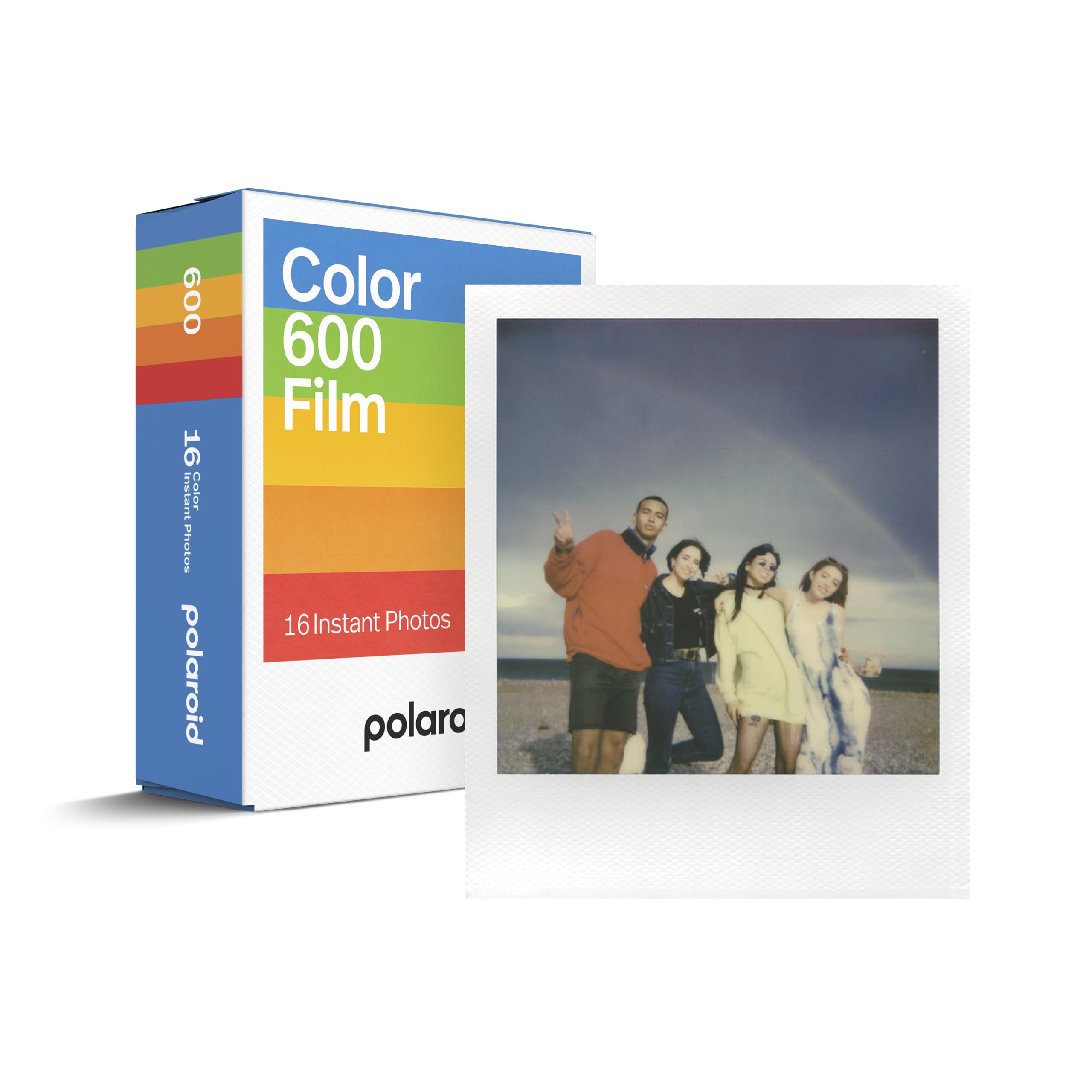 【在庫処分】Polaroid(ポラロイド) インスタントフィルム Color Film for 600 - double pack カラーフィルム 16枚入り フレームカラー白 (6012)