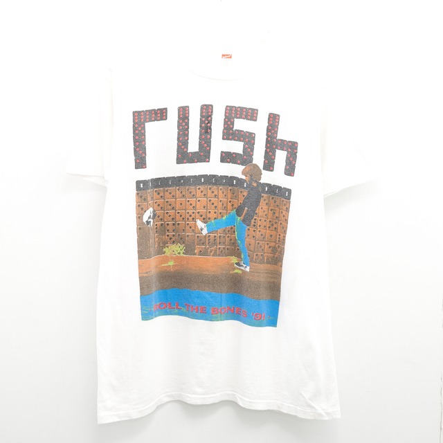 Rush " Roll The Bones 1991 " Hanes XL【A7-422】