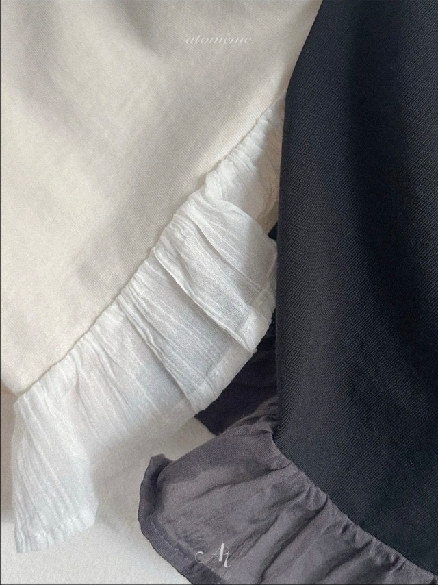 予約⌇atomeme / Say Frill T-shirt