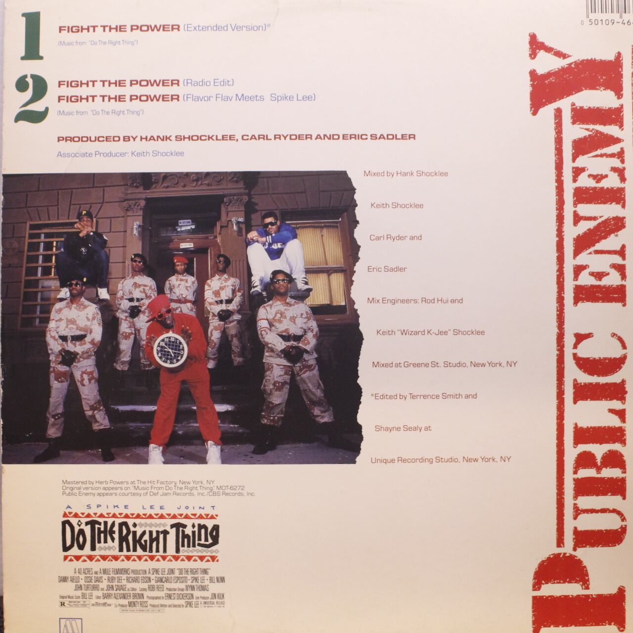 Public Enemy / Fight The Power (Extended Version) [MOT-4647] - 画像2