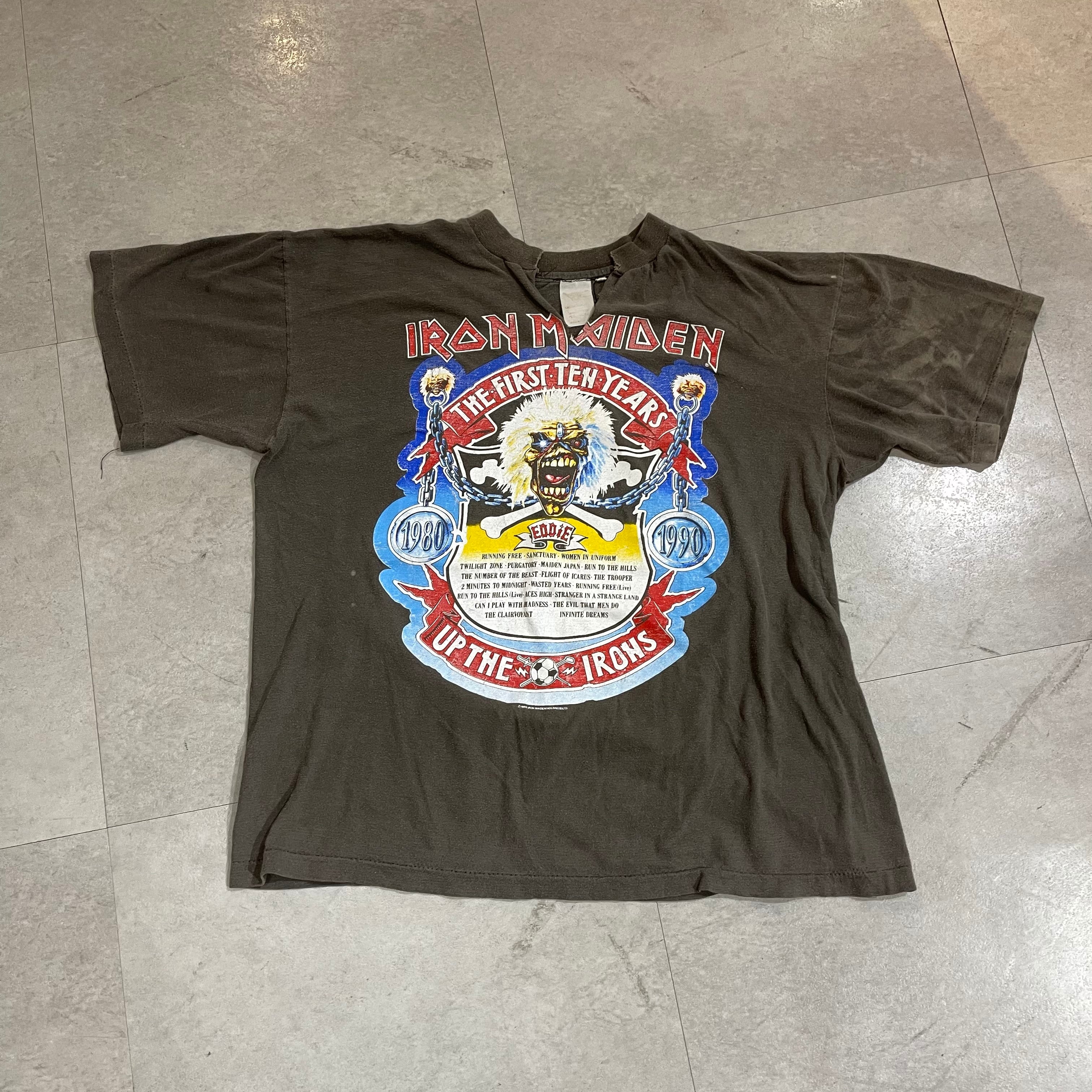 90年代 size：L【 IRON MAIDEN 】アイアンメイデン 雰囲気系 バンドT