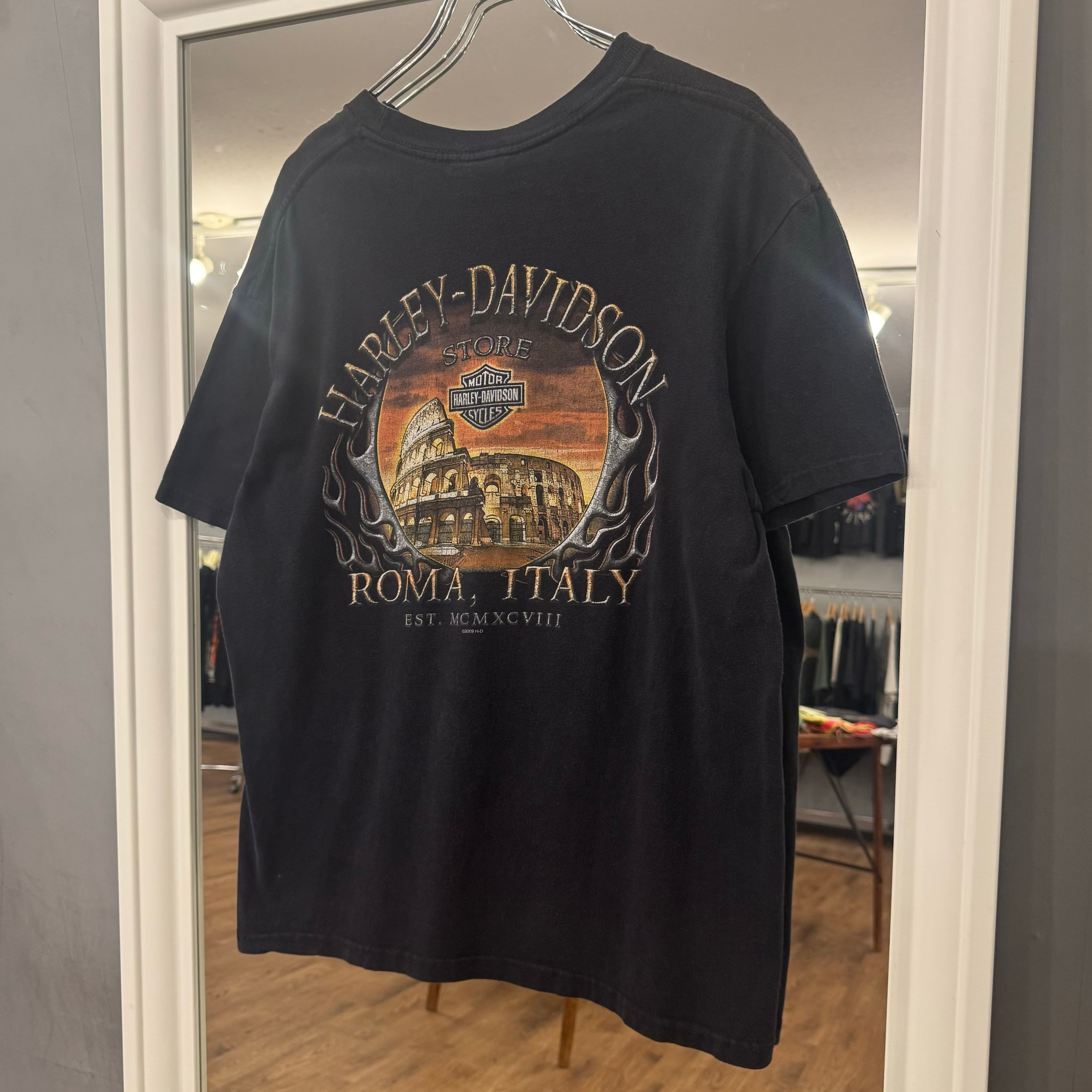 ローマ】00's Harley-Davidson Tee “Roma,Italy” | spike osu