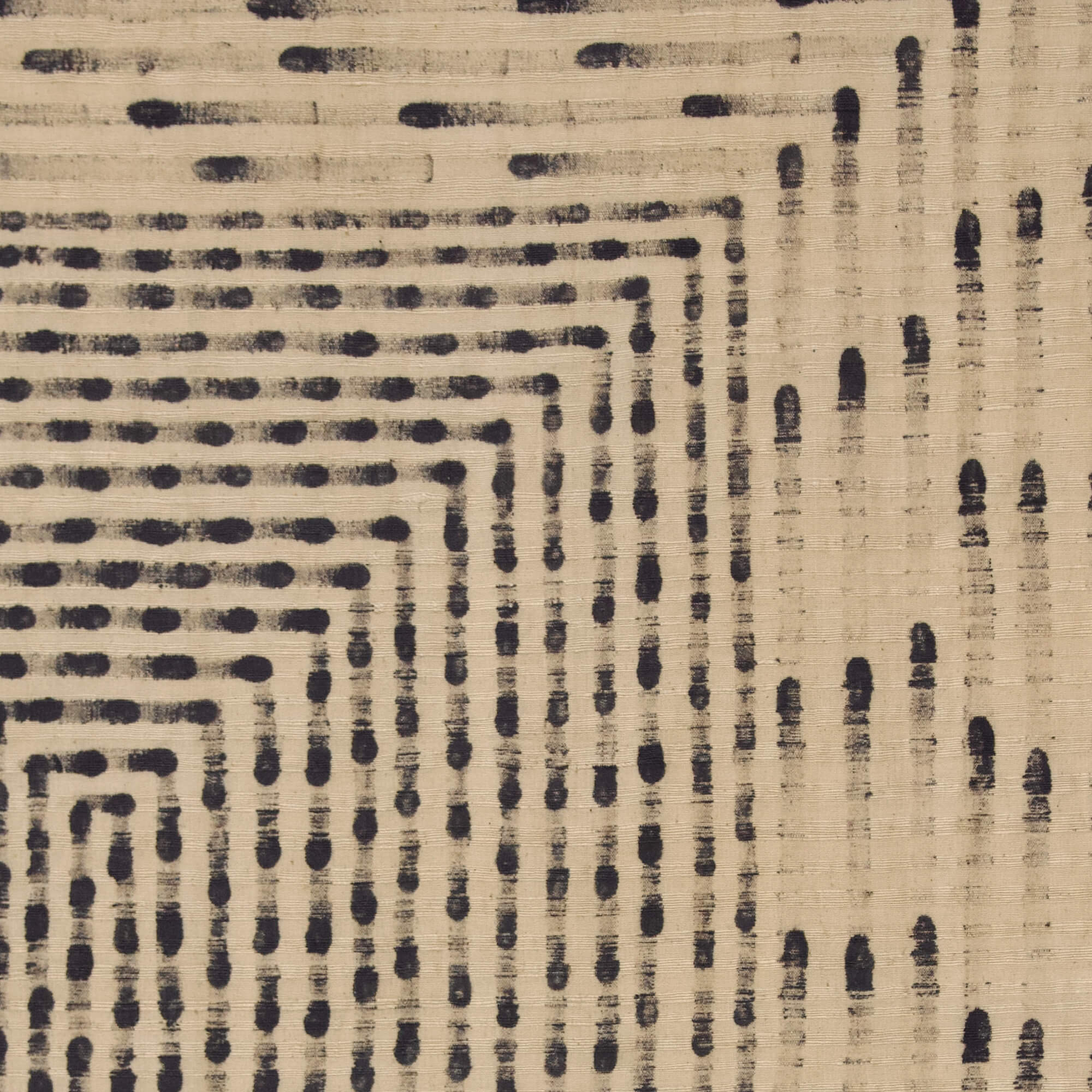 Shiori Mukai Textile 717 ブロックプリント 向井詩織 | ROUND