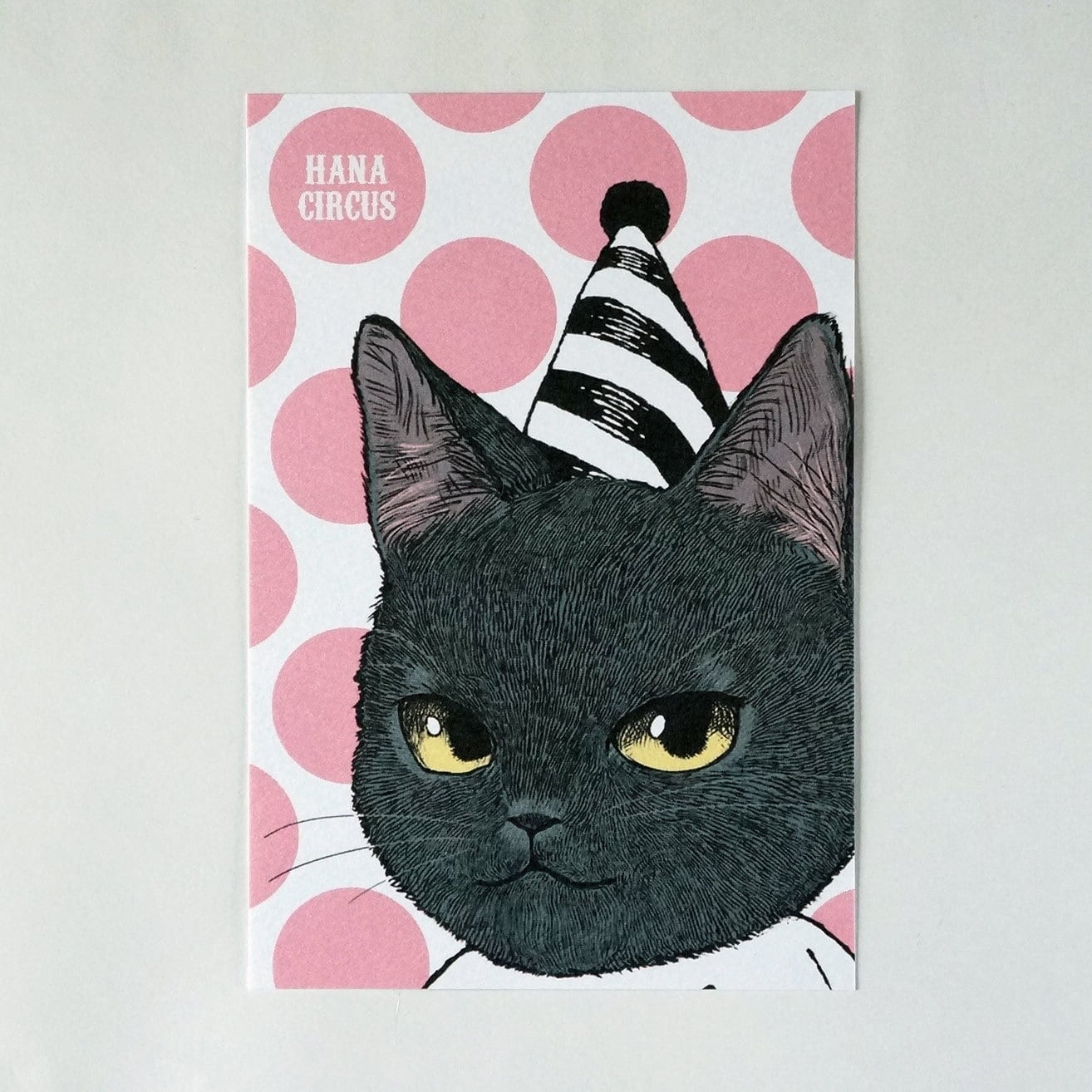 HANA circus original ポストカード 4枚セット 猫 はちわれ HANA circus original ポストカード 4枚セット 猫 はちわれ