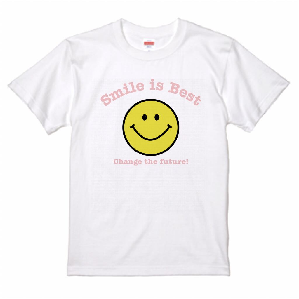 笑顔で未来をチェンジ ロゴ入りTシャツ