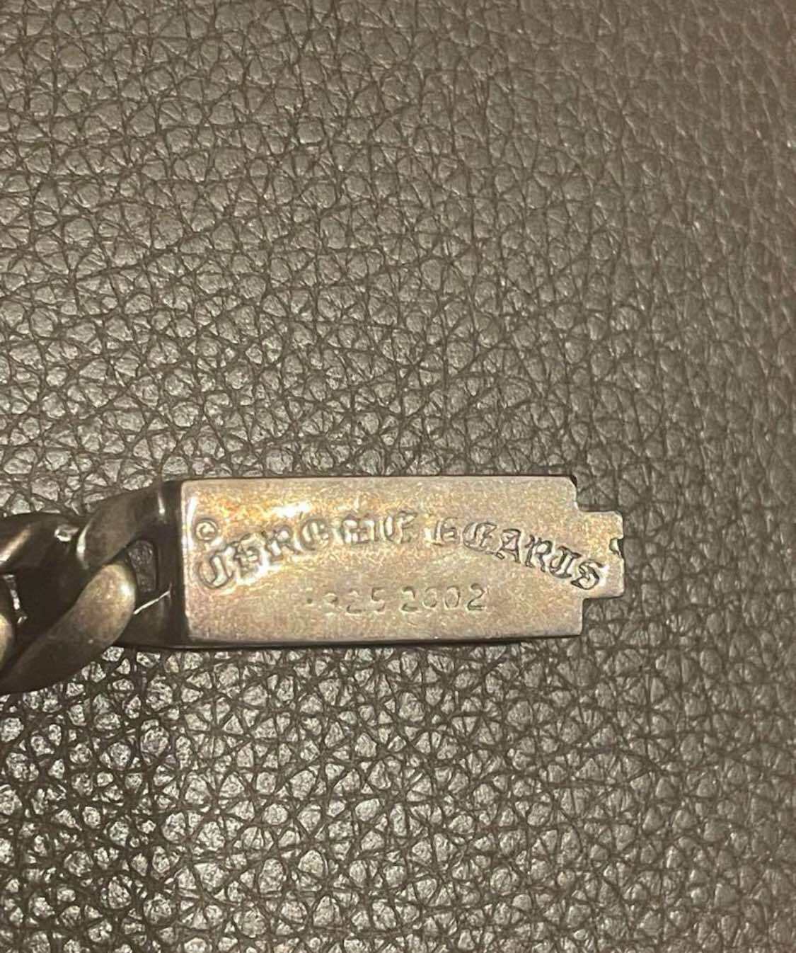 CHROME HEARTS クロムハーツ ベイビーID ブレスレット ミニID パヴェ