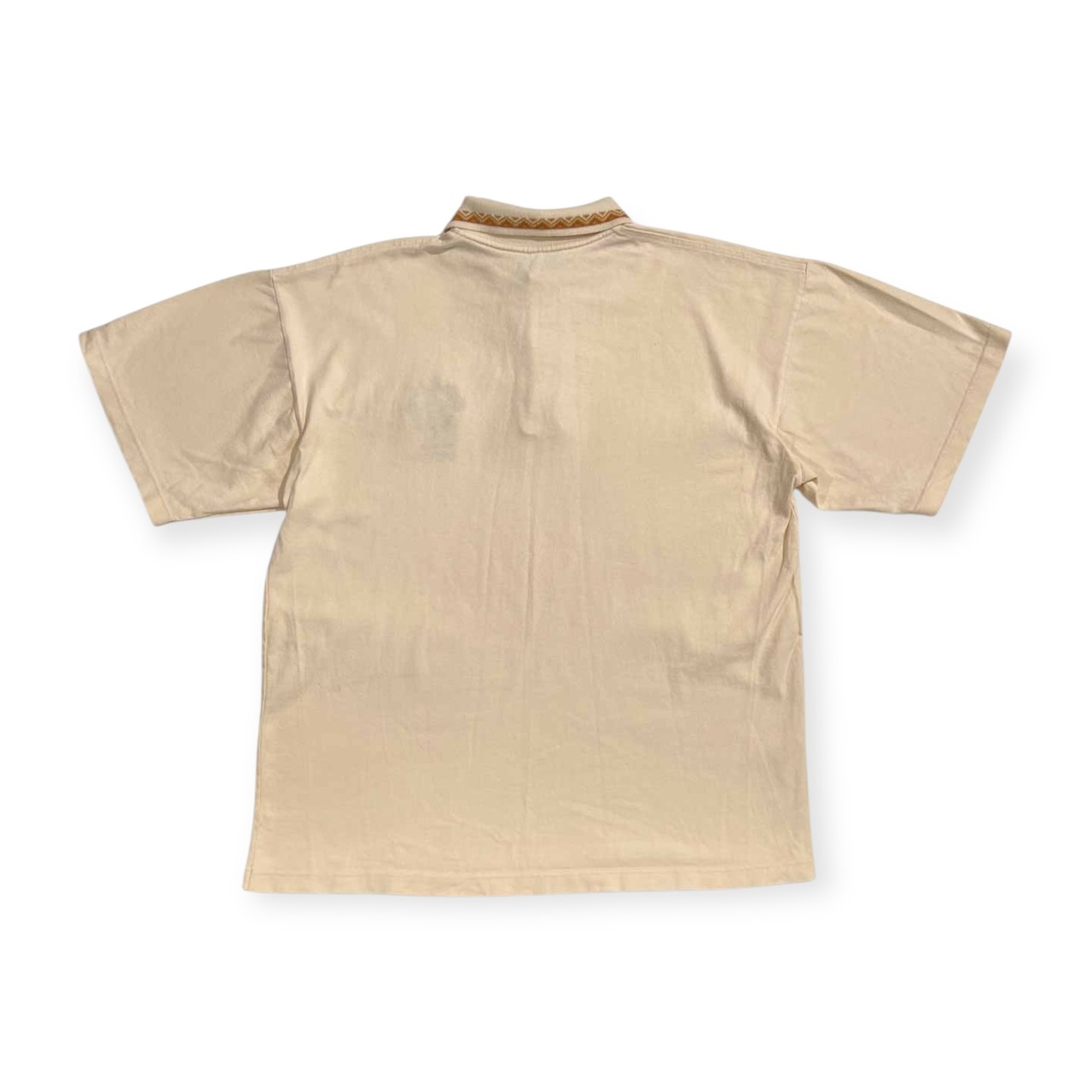 オーストラリア製 OFF ROAD CLOTHING オフロードクロージング 半袖 ポロシャツ サイズ L /メンズ/アイボリー系/ビンテージ