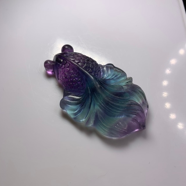 2.穴有り✩大型✩美しい金魚さんグラデーションフローライト