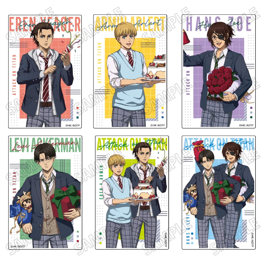 進撃の巨人 リヴァイ 描き下ろし 学生服ver. TVアニメ『進撃の巨人』The Final Season 描き下ろしアクリル