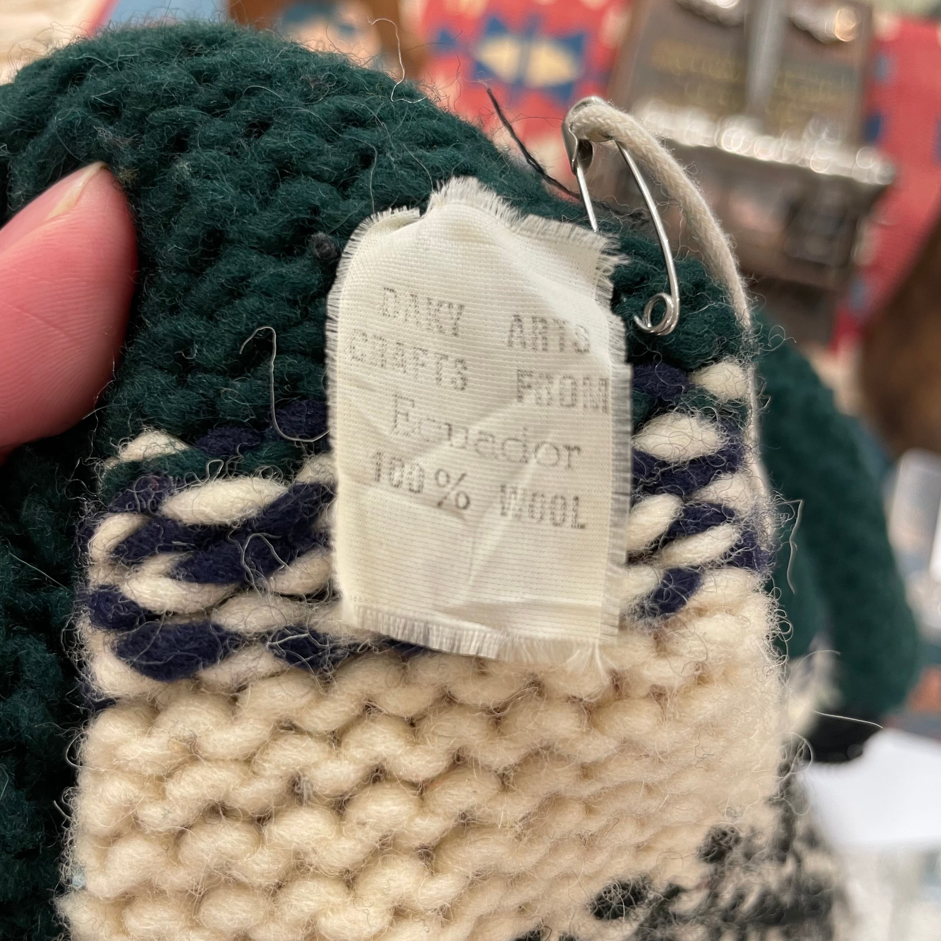 Vintage Ecuador Hand Knit Zip Up Cardigan | CORNER