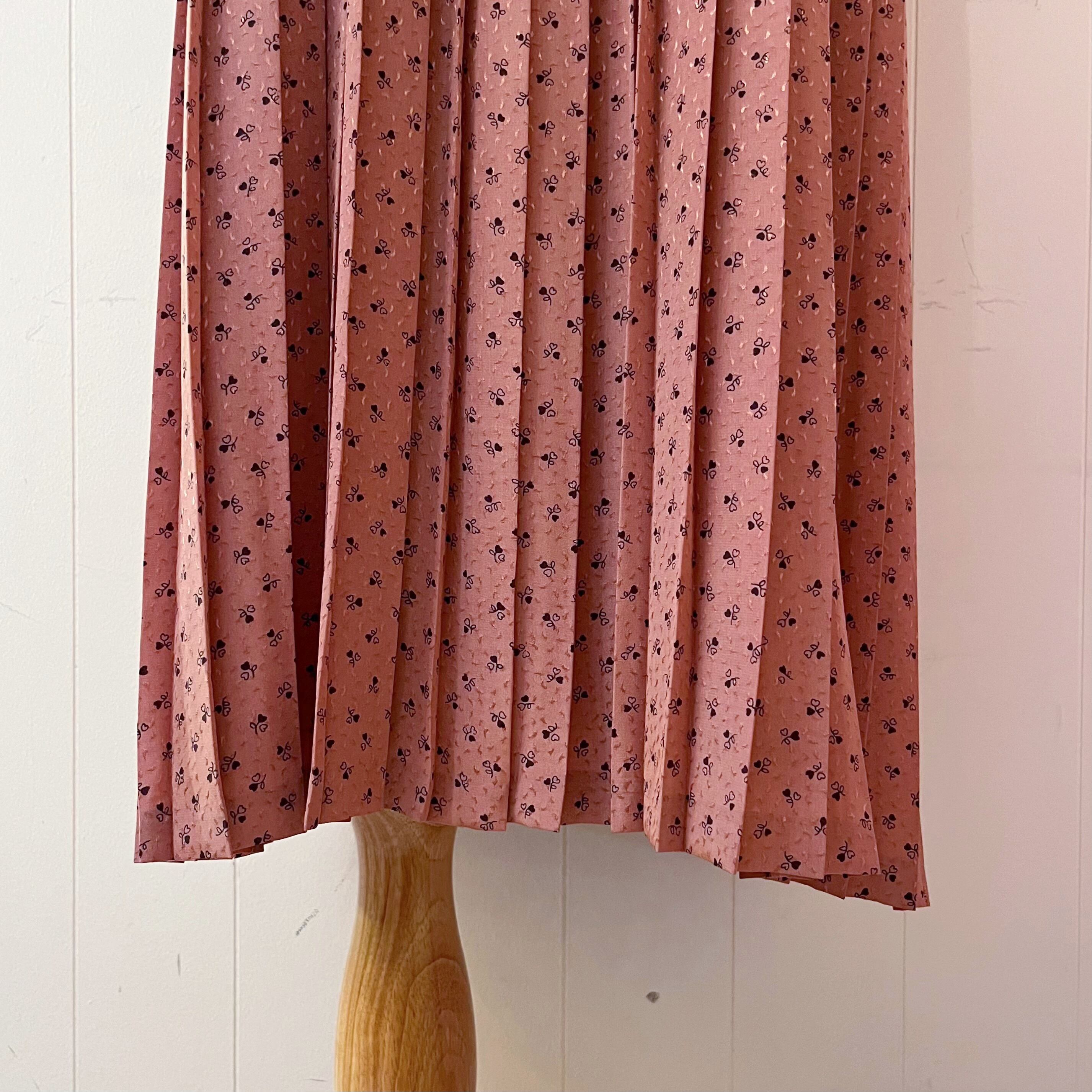 mini heart pleats one-piece