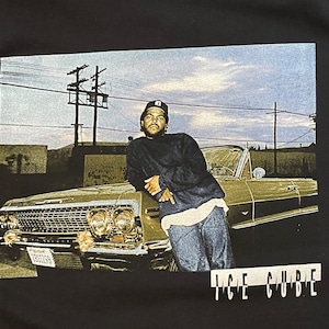 【ICE CUBE】公式 ラップTシャツ フォトプリント アイスキューブ ロゴ Mサイズ us古着