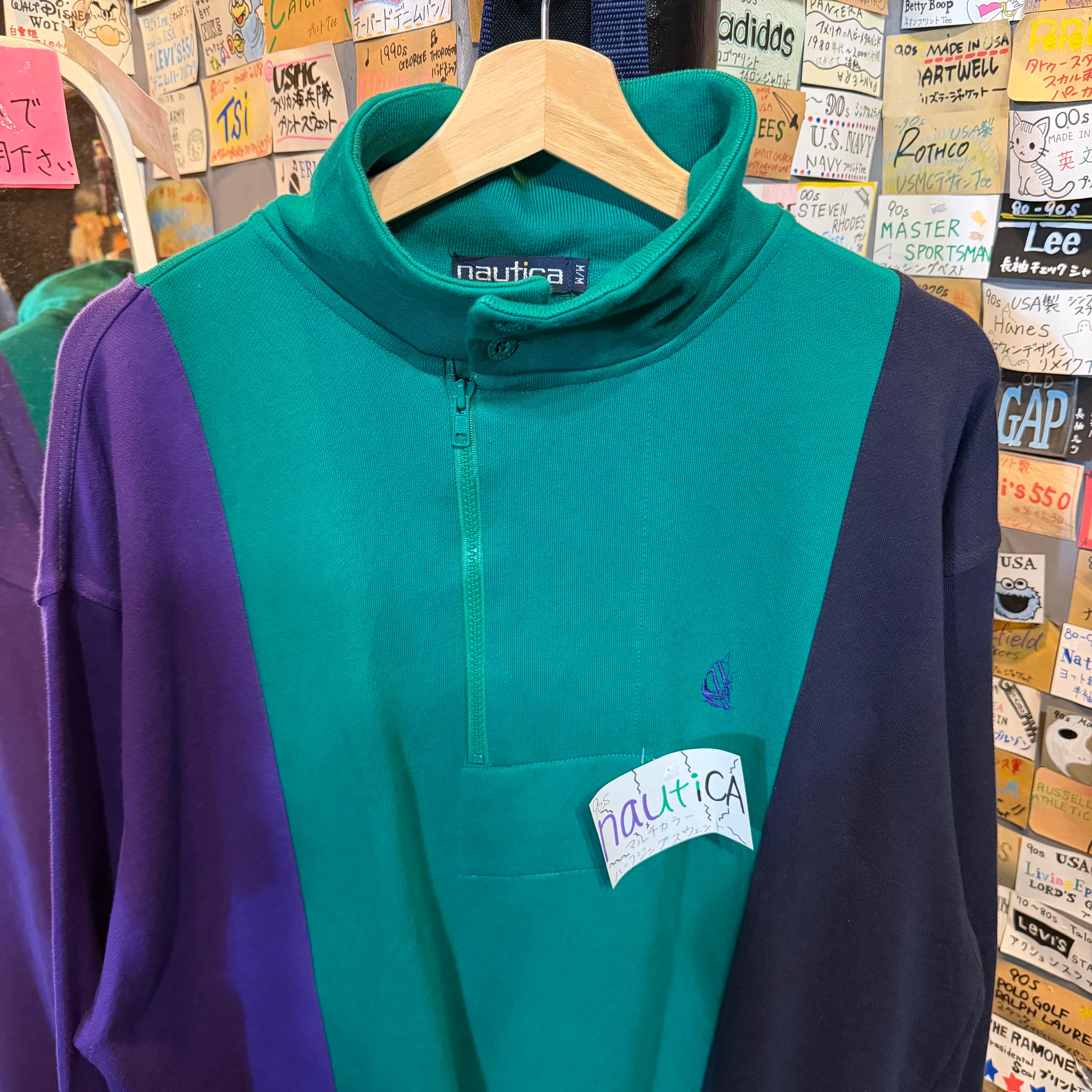JANSPORT ハーフジップカレッジロゴスウェット | 古着屋PENNY