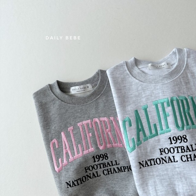 【即納】DAILY BEBE / California logo mtm