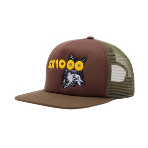 GX1000 / OWL TRUCKER HAT BROWN GREEN