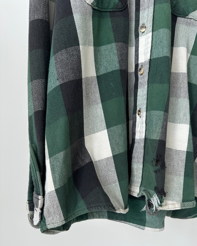 -Five Brother- Vintage 90s XL Flannel Check Shirt