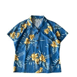 Lady's USEDアロハシャツ / Two Palms / size M