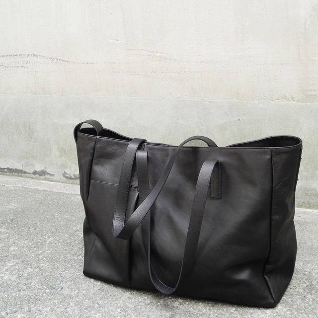 174ABG01　Leather tote bag 'grande poche' 2　トートバッグ