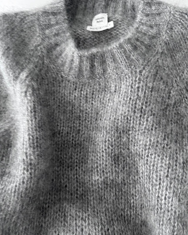 HERMÈS　MOHAIR KNIT PULLOVER TOP