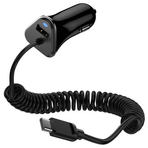 【数量限り】シガーソケット 3.4A/17W カーチャージャー タイプc&USB-A 2台同時充電 12V-24V車対応 車載充電器 小型 シガーライター iPhone 17/16/15/14/Samsung/Kyocera/Pixel/Xperia/Oppo/Sharp/iPad/AirPods など対応