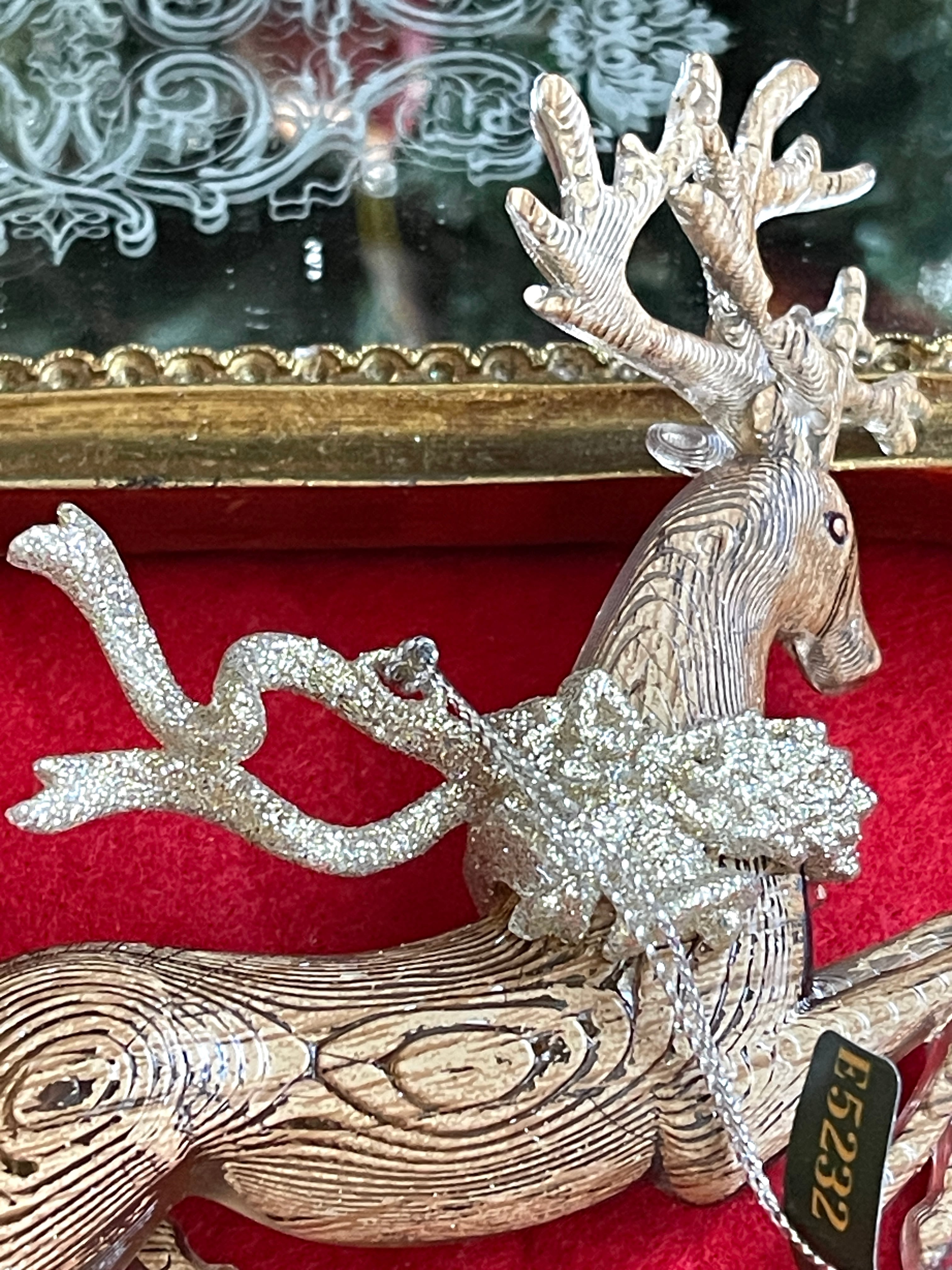 ◇トナカイ◇跳ねるトナカイ◇◇オーナメント◇買い付け品◇◇◇英国