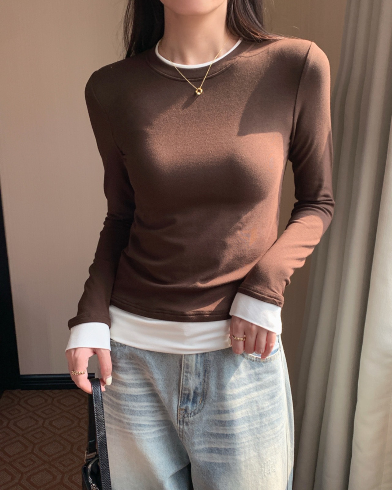 レイヤーロングスリーブシャツ 3color A0701 - 1