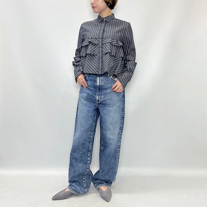 upper hights アッパーハイツ THE OLIVIA ワイドストレートデニム
