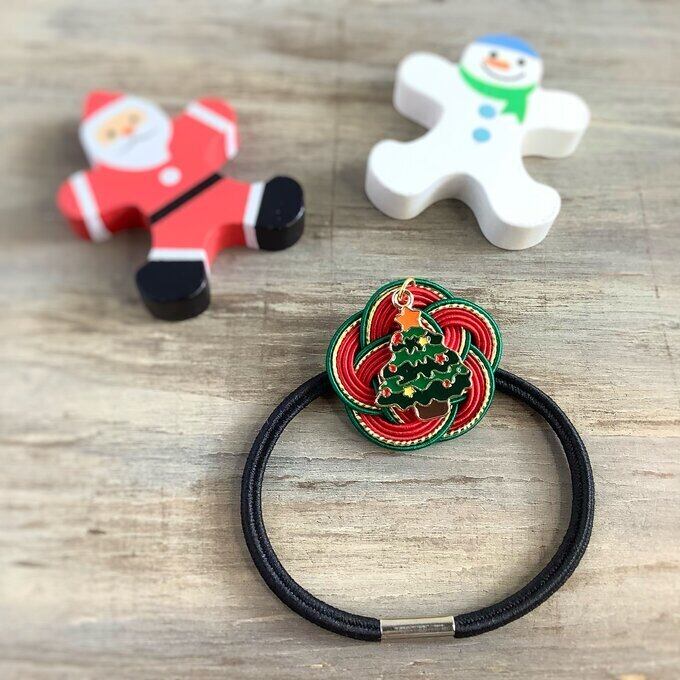 水引 ヘアゴム【クリスマスツリー】クリスマス キラキラ | PAY ID