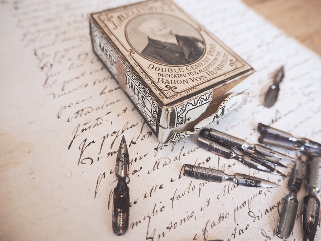 1900's France antique nib box