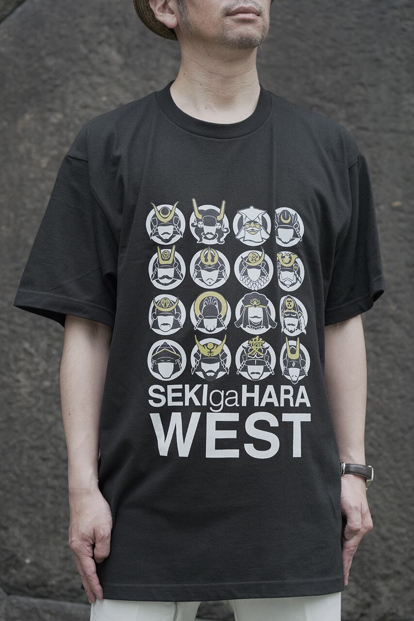 関ヶ原・西軍Tシャツ（黒）Ttpe1 | 戦国と武将のアイテム yockdesign