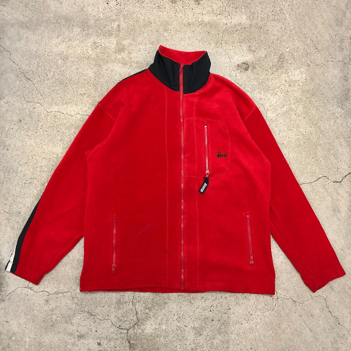 90s OLD STUSSY/STUSSY OUTDOOR/Fleece Jacket/L/フリースジャケット 