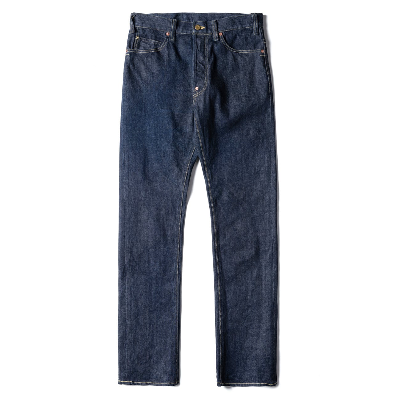 GERUGA : TIGHT STRAIGHT STRETCH DENIM PANTS | Gusset