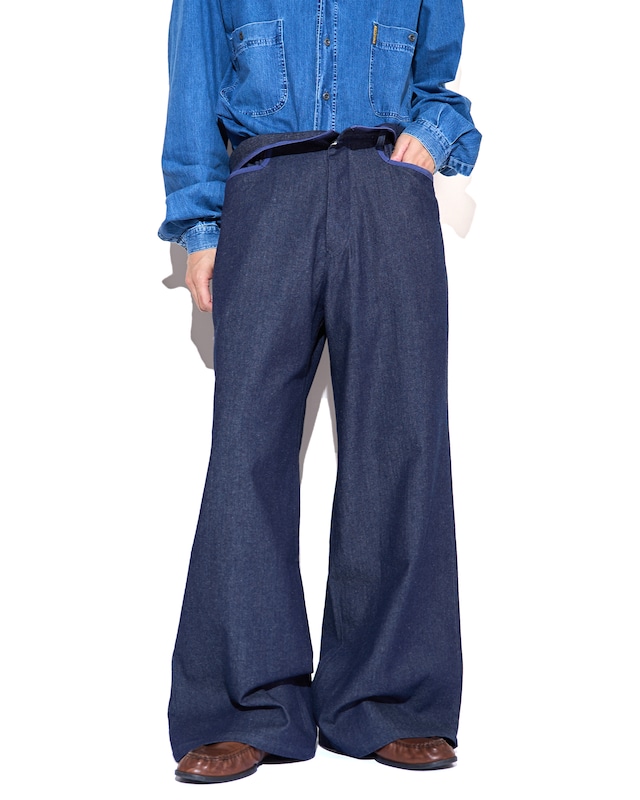 m's braque "GATHERED WAIST DENIM PANTS〔INDIGO〕"