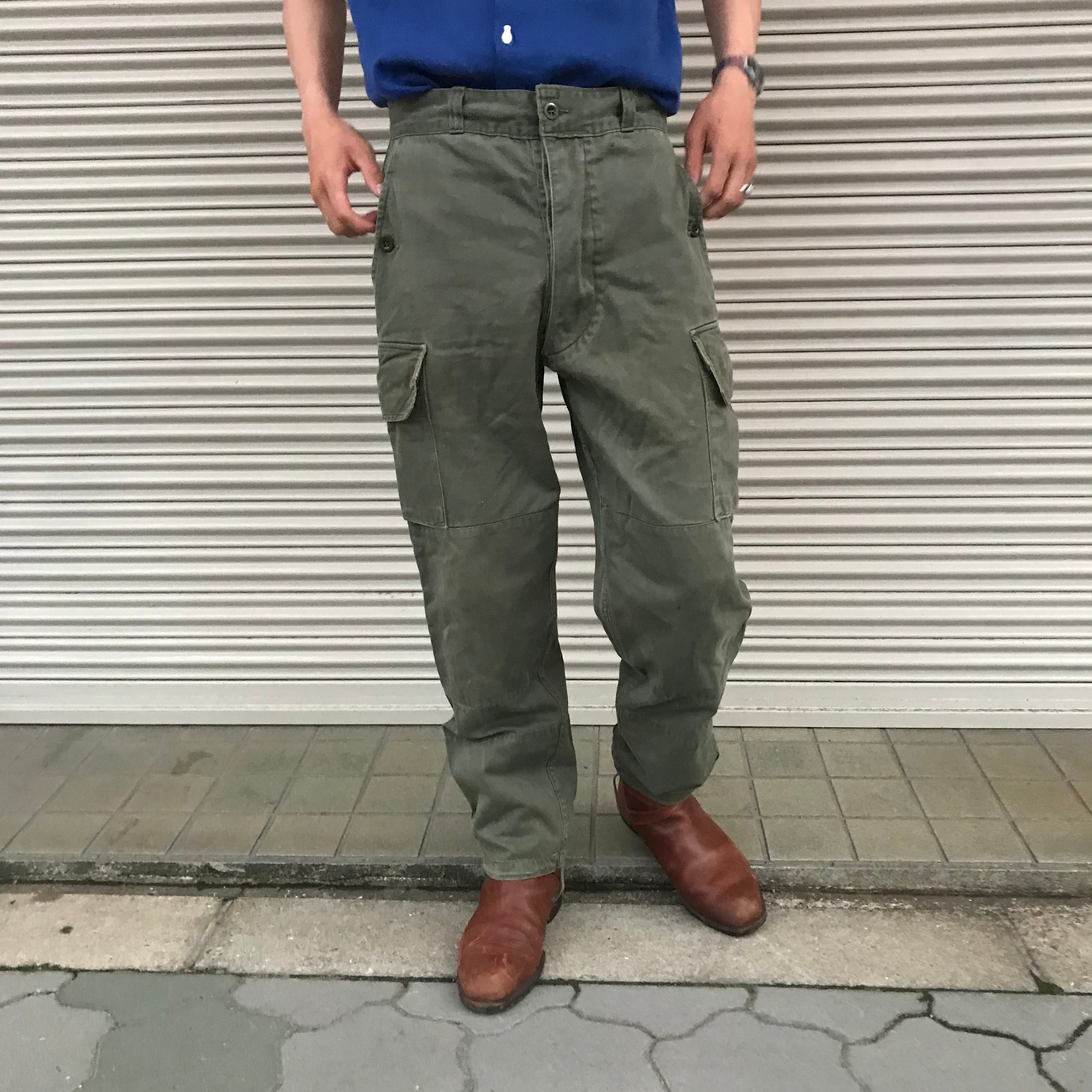 フランス軍　M64 フィールドパンツ　70s m47 ミリタリー