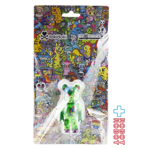 メディコム ベアブリック BE@RBRICK 100% TOKIDOKI 怪獣 緑 未開封 4号店商品