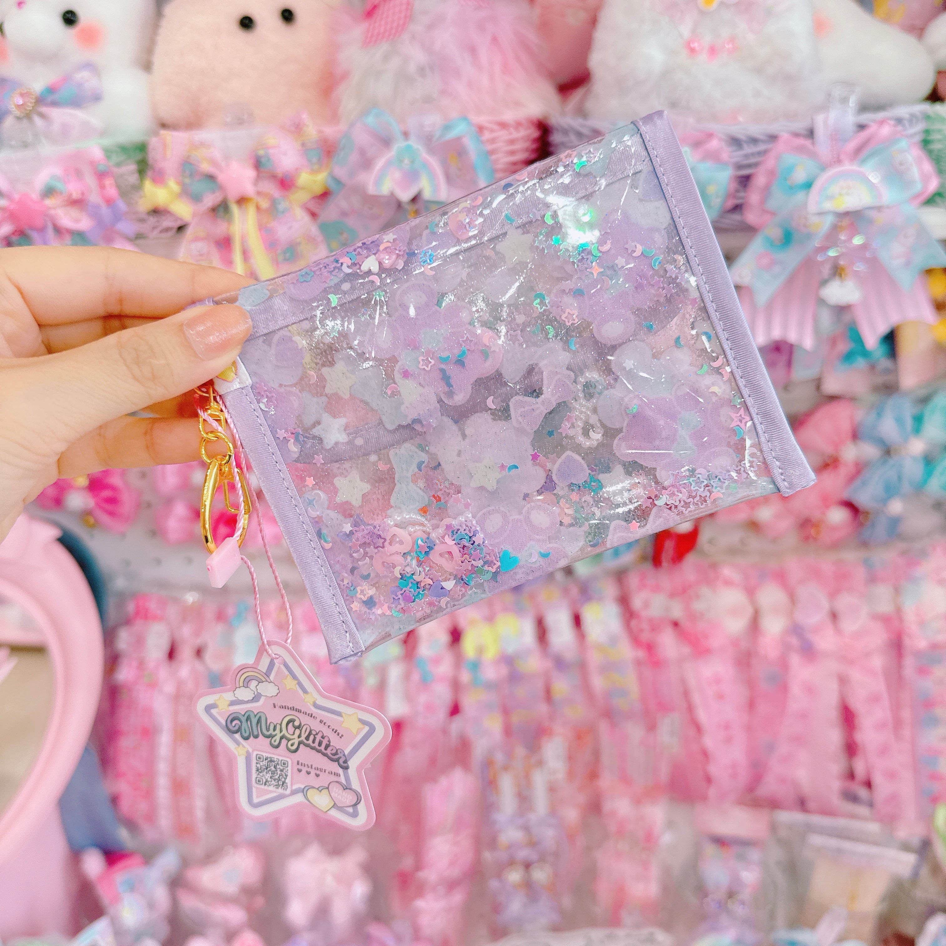 【K6】79-5キーホルダー付きビニールポーチ