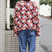 80's disney padded reversible sweat