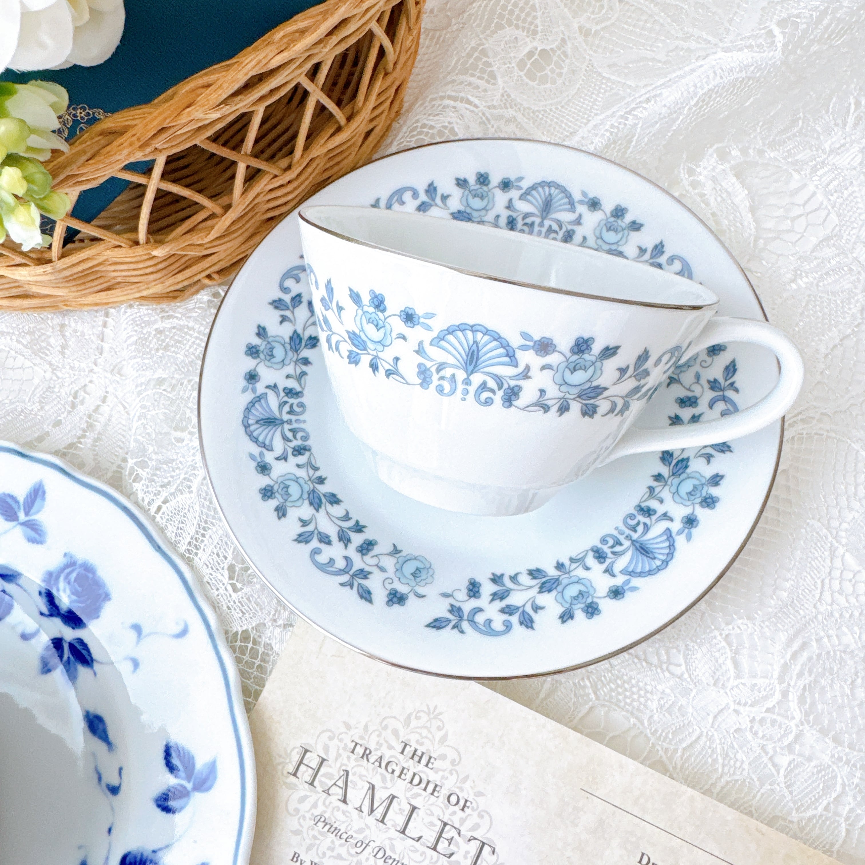 vintage】Noritake Royal Blue ノリタケ ロイヤルブルー ティーカップ