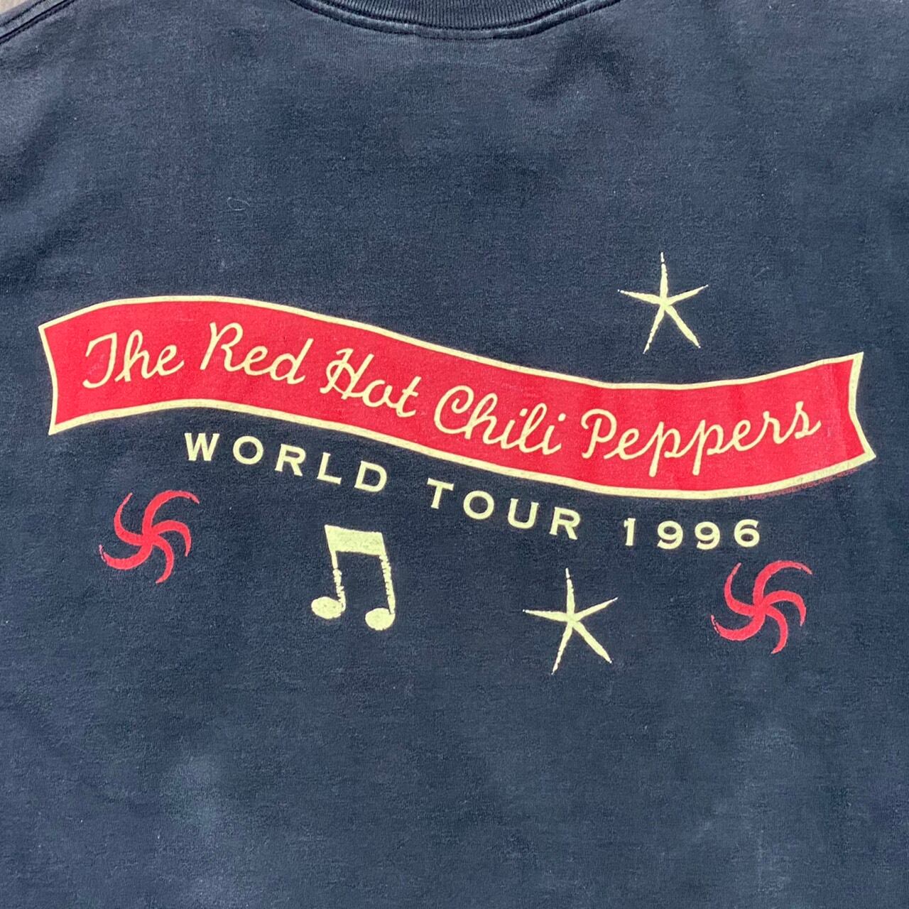 RED HOT CHILI PEPPERS 1996 WORLD TOUR TEE GIANT BY TEE JAYS XL 