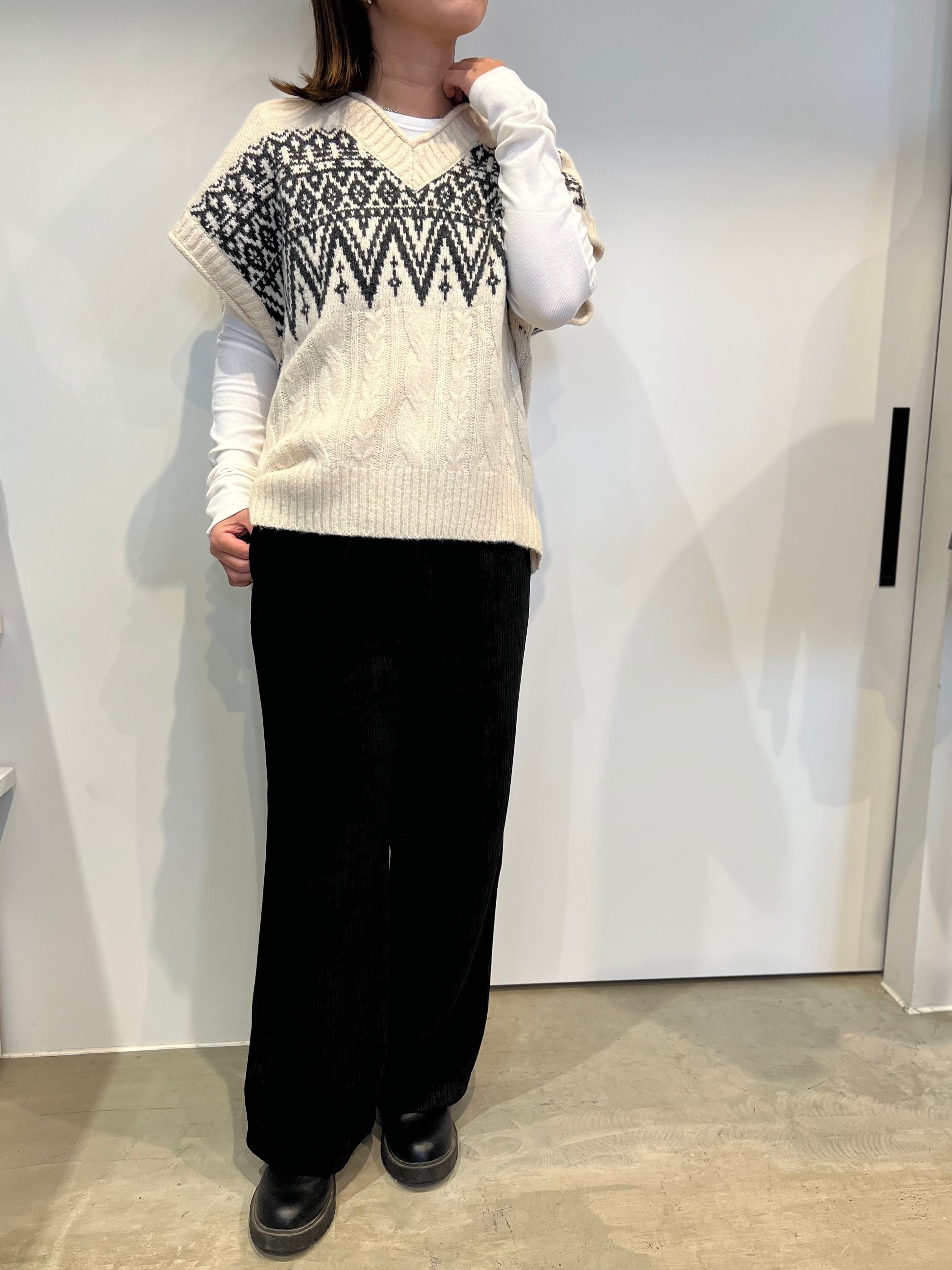 【SELECT】ストレッチベロアイージーパンツ