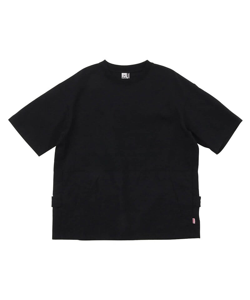 CHUMS(チャムス) Heavy Weight Backside Utility Pocket T-Shirt (ヘビーウエイトバックサイドユーティリティポケットTシャツ) CH01-1842 ブラック