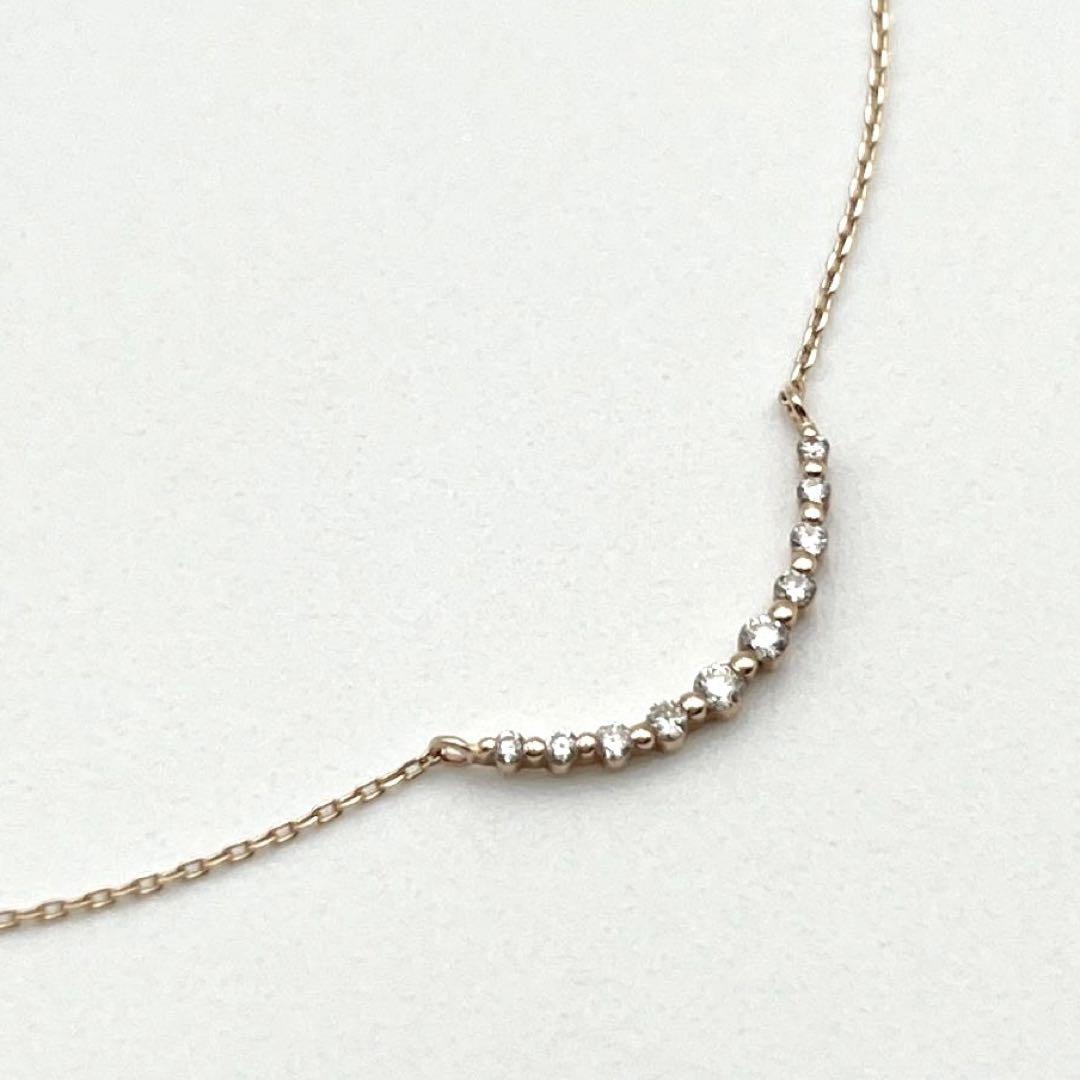 新品同様】ヴァンドーム青山 ネックレス ペンダント ダイヤ ピンク